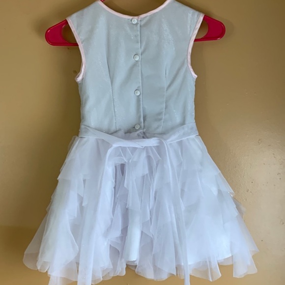 Jona Michelle girls size 5 dress tulle, sequins, layered, sparkle, shiny - Picture 2 of 10